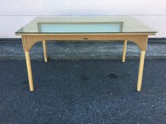 LOWYA カームリー ローテーブル 幅110cm 天然木 直接引取可値引き〇