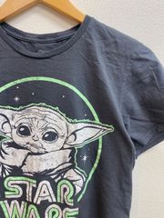 古着 Tシャツ starwars スターウォーズ ヨーダ 黒