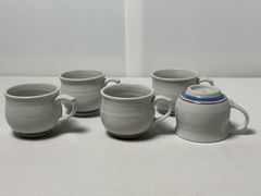 砥部焼 とべ仁 マグカップ５客セット