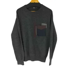 kolor カラー　23scm-n02302　ニット　黒　サイズ1 kolor カラー 23scm-n02302 ニット 黒 サイズ1 kolor カラー