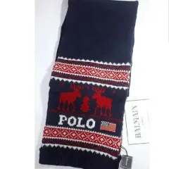 新製品) POLO Ralph Lauren（ポロ） ラムウール マフラー 百貨店 正規品