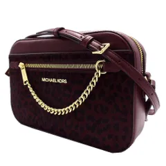 【新品】マイケルコース 35F4GTTC9H バッグ ショルダーバッグ MICHAEL KORS JET SET ITEM レザー ハラコ アニマル レオパード クロスボディ 斜め掛け アウトレット レディース