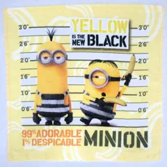 ウォッシュタオル ミニオンズ イエローブラック MINION