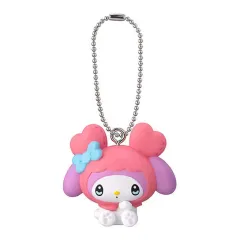 【中古】キーホルダー MOVELY(モモ)×MY MELODY 「TWICE LOVELYS×SANRIO CHARACTERS マスコットチャーム」