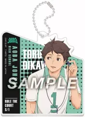 【中古】キーホルダー 及川徹 「ハイキュー!! 試合前デコレートアクリルキーホルダー」