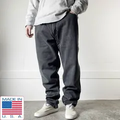 1995年製 USA製 リーバイス 550 後染めブラック ジーンズ 脇割 実寸W39 リラックスフィット 90s テーパード ビンテージ D145-21-0097ZV