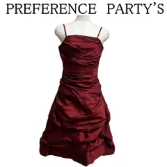 あ*様 【未使用】preference party’s ドレス PREFERENCE PARTY'S 袖あり上品ブラックロングドレス (M〜L) を