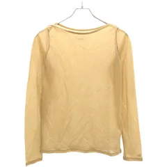 JANE SMITH - JANE SMITH ジェーンスミス 24AW Plage別注 SHEER BOAT NECK カットソー 24WCT-636L-PLG ベージュ F JANESMITH JANE SMITH ジェーンスミス 24AW Plage別注 SHEER
