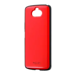 ルプラス Xperia 8 SOV42 超軽量・極薄・耐衝撃ハイブリッドケース「PALLET AIR」 レッド LP-M19WX2PLARD