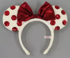 【中古】アクセサリー(非金属) ミニーマウス(スパンコール/水玉) カチューシャ 「ディズニー」 東京ディズニーリゾート限定