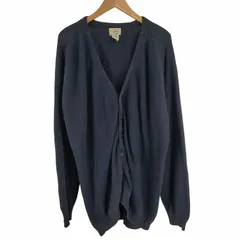 エルエルビーン L.L.Bean 香港製 コットン Vネックカーディガン メンズ  XL-TALLのサムネイル