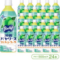 「沖縄バヤリース」ソルティシークヮーサ（PET500ml×24本）
