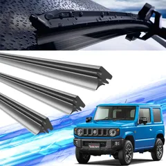 ジムニーシエラ 替えゴム 適合サイズ 純正互換品 交換セット 天然ゴム 運転席 助手席 リア 3本セットJB74W H30.7~(2018.7~) WeCar