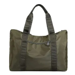 BomberRabbit トート バッグ 6色 大容量 ナイロン 2WAY 肩掛け 手提げ ユニセックス 防水 通学 韓国 ディズニー ショルダー ディズニープリンセス デニム デニム生地 エルエルビーン ラージ エコバッグ バッグ 柄 柄もの  [グリーン]