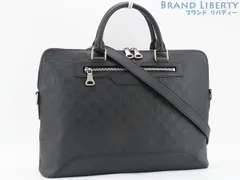 美品】ルイヴィトン LOUIS VUITTON ダミエアンフィニ アヴェニュー ブリーフケース 2WAY ビジネスバッグ ハンドバッグ 書類かばん オニキス  ブラック N41019 - メルカリ