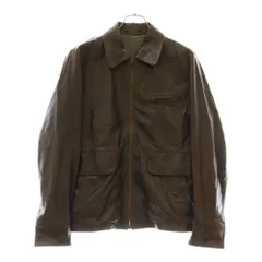 Maison Margiela 10 (メゾン マルジェラ) 12SS LEATHER JACKET レザー ジップ ジャケット ブラウンのサムネイル