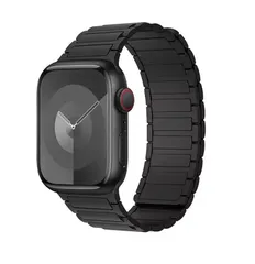 Apple Watch バンド シリコン マグネット ブラック×ブラック 49mm 46mm (Series 11 10) 44mm 42mm  (Series 1/2/3) 45mm アップルウォッチ ベルト スポーツ
