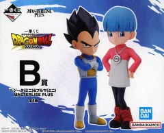 【中古】フィギュア ベジータ(ミニ)＆ブルマ(ミニ) 「一番くじ ドラゴンボールDAIMA」 MASTERLISE PLUS B賞 フィギュア