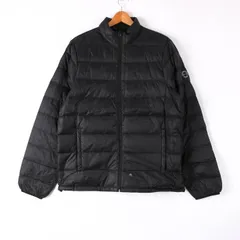 アバクロンビー&フィッチ ナイロンジャケット 中綿ジャケット 耐水 コンパクト アウター メンズ Mサイズ ブラック Abercrombie & Fitch 【中古】