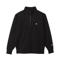 チャンピオン Champion HALF ZIP SWEATSHIRT BASIC ウェア(メンズ・ユニ) (C3-B020)、(090)ブラック