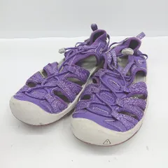 ◇ ⊂ KEEN キーン キッズ サンダル サイズ20 パープル系 レディース E  【1506190002767】