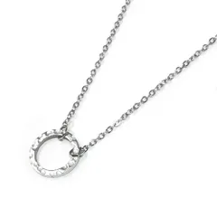 ☆ 010.シルバー ☆ サージカルステンレスネックレス ネックレス サージカルステンレス ジュエリー ステンレス アクセサリー 槌目 きれいめ シンプル 上品 おしゃれ かわいい レディース レディースアクセサリー フォーマル デイリー エレガント オフィス