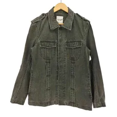 ニコルクラブフォーメン NICOLE CLUB FOR MEN エポレット 裏地デジタルカモ 背面羽刺繍 デニム ジャケット メンズ JPN：48 のサムネイル