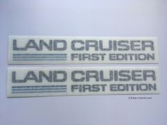 ランドクルーザー250 LANDCRUISER250 海外仕様トヨタ純正サイドステッカー LANDCRUISER FIRST EDITION サイドデカール BondiBlue