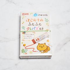 サクラクレパス 水で落とせる はじめてのふとふとクレパス 6色 _