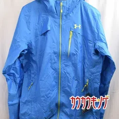 【未使用】アンダーアーマー UA スクランブラージャケット サイズXL ブルー 1306193 メンズ UNDER ARMOUR レインジャケット アウトドアのサムネイル