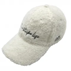 アディダス ボアキャップ 白 ロゴ刺しゅう OSFX(54-57cm)フリーサイズ  ゴルフウェア adidas