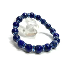 ラピスラズリ パワーストーン ブレスレット 8mm 12月誕生石 BL メンズ・レディース 男性・女性  数珠 ◇