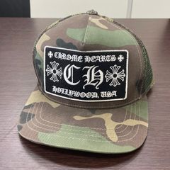 CHROME HEARTS クロムハーツ TRUCKER CAP トラッカーキャップ クロスボール メッシュ キャップ カモフラ柄 帽子 迷彩 中古