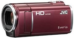 [Used] [Very Good] JVC Kenwood JVC 8GB Full HD Memory Camcorder Rouge Red GZ-HM450-R