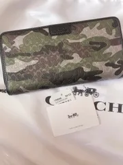 COACH ファティーグ カモフラージュ長財布 型番F 74546 - Select Shop