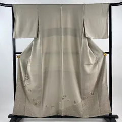 逸品 涼美■松尾光琳作 銀花着物丈165.5絽 訪問着 作家物落款入AB24 逸品 涼美□松尾光琳作 銀花着物丈165.5絽 訪問着 作家物落款入