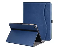 ★新品★　ブラック　Ztotop iPad 9.7 ケース 高級レザーケース ポケット付き ブラック