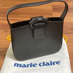 未使用に近い　marie claire ハンドバッグ　ブラック　フォーマル　冠婚葬祭　マリクレール