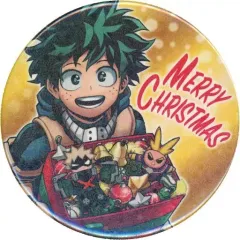 【中古】バッジ・ピンズ 緑谷出久 クリスマスオーナメント風缶バッジ2019 「僕のヒーローアカデミア」 ジャンプキャラクターズストア限定