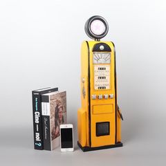 置物 オブジェ ガソリンスタンド タンク おしゃれ レトロ ブリキ ミニチュア リアル バリエーション インテリア 給油タンク かわいい カラフル 懐かしい 繊細なつくり リビング 玄関 コレクター