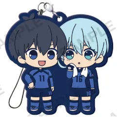 【中古】ストラップ 潔世一＆氷織羊 「ブルーロック カプセルラバーストラップ デュオコレ」