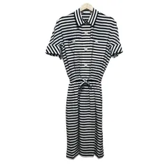 AKRISアクリススイス製シルクワンピースドット柄水玉F 素敵 使用感少