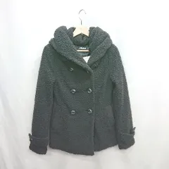 ◇ ◎●未使用● ⊇ ANAP アナップ 長袖 ボアコート サイズF ブラック系 レディース E  【1503050029926】