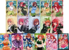 【中古】クリアポスター 全16種セット 「ジャンボカードダス/フラットガシャポン 五等分の花嫁∽ クリアポスターコレクション」