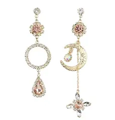 【新着商品】大人 人気 揺れる モチーフ 星月 プレゼント シルバー925 アイドル着用 ピアス