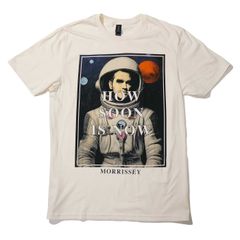 Morrissey Tシャツ 新品 正規品 How Soon Is Now ナチュラル UKロック