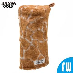 HANSA ゴルフ FW用 キリン TUBE型 フェアウェイウッド用  ヘッドカバー BH8596 ぬいぐるみ ハンサ 動物 アニマル リアル 人形 フィギュア おしゃれ クラブ キャラクター 高級 おすすめ クラブカバー チューブ キリン柄 サミー 北斗の拳