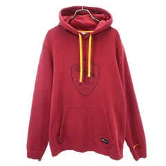 ナイキ ロゴ刺繍 スウェットパーカー S レッド系 NIKE メンズ  【220913】 【中古】