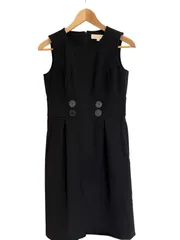 Z1504【美品】MICHAEL KORS マイケルコース　ノースリーブ　ワンピース　ブラック　レディース　サイズ4