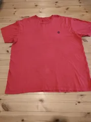 【古着】Timberland(ティンバーランド)/ビンテージ/半袖Tシャツ/サイズXXL/レッド色
